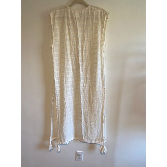 Handloom Los Angeles Sustainable Fashion Duster Length Kimono Tie Front OS - Picture 2 of 4